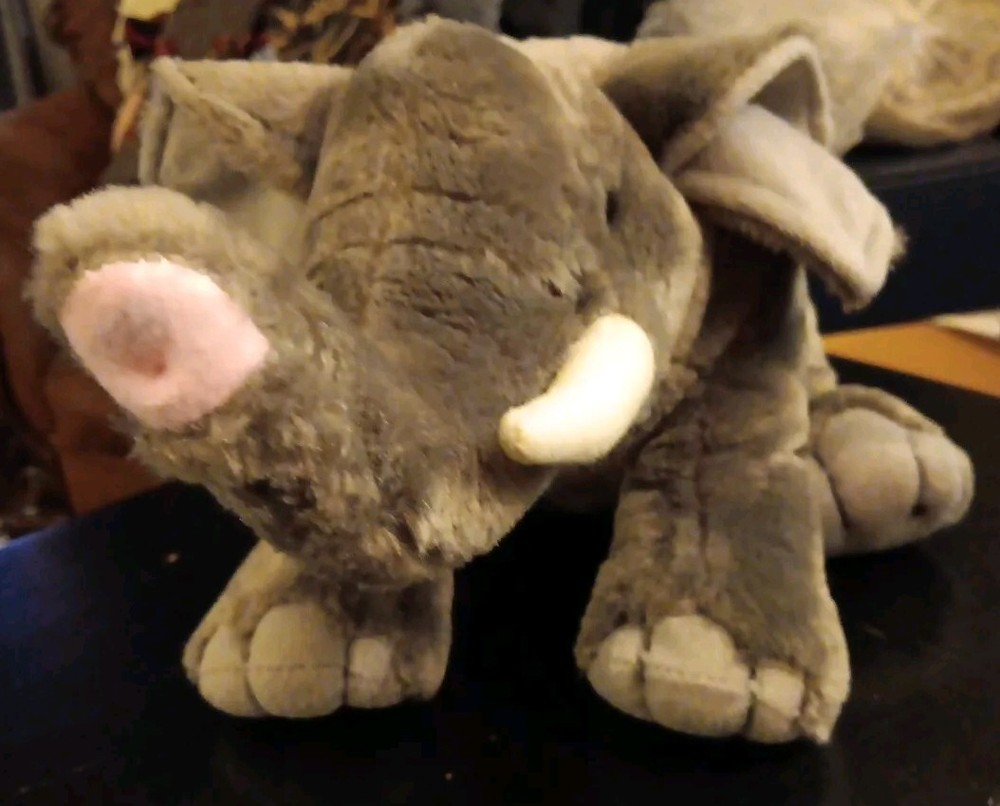 Wild Republic Jumbo Gray African Elephant Plush 30
