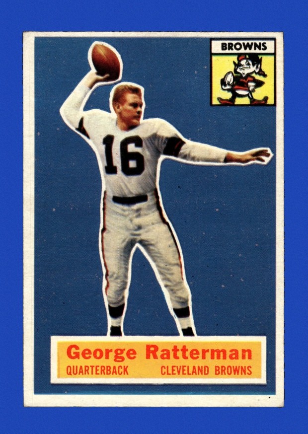 1956 Topps Set-Break # 93 George Ratterman EX-EXMINT *GMCARDS*Consign with Greg Morris Cards