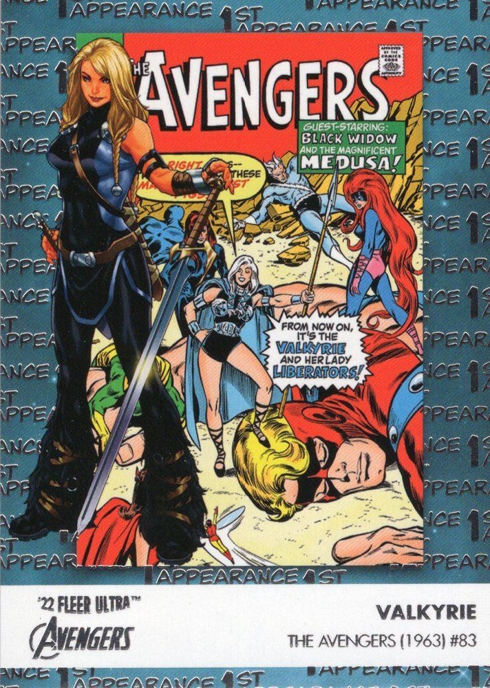 Marvel Fleer Ultra Avengers 2022 1st Appearances Chase Card FA-6 Valkyrie