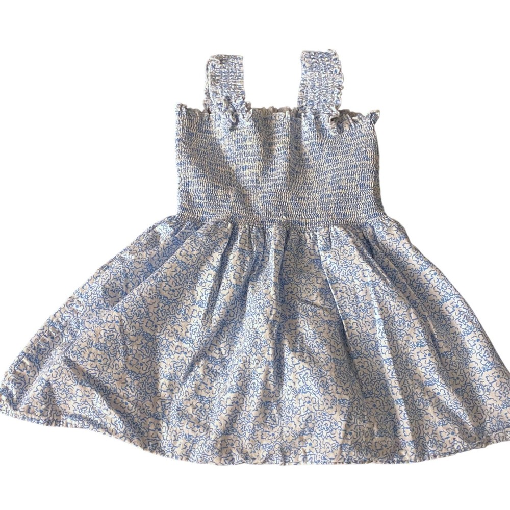Aqua Blue Floral Flared Camisole Size Small Excellent Condition