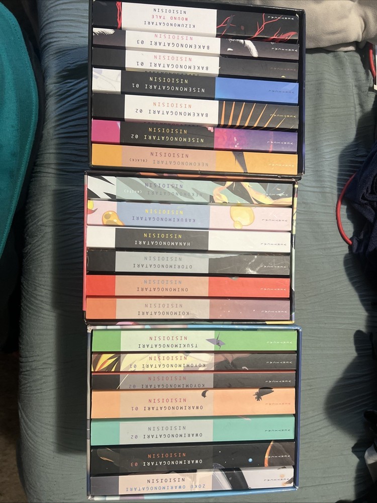 Monogatari Complete Box Sets 1-3 Light Novel Series