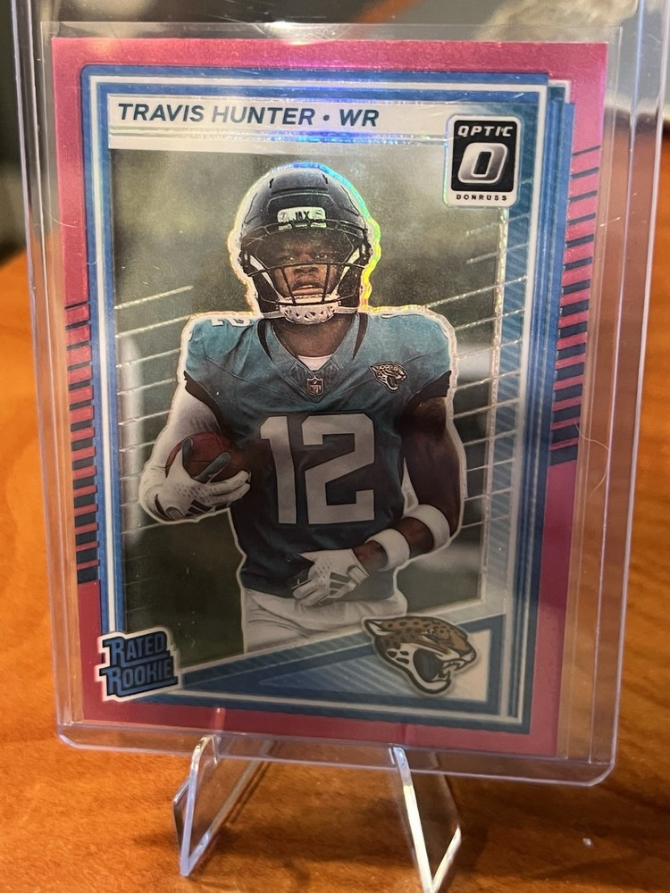2025 Donruss Optic Travis Hunter Pink Rookie (RC)