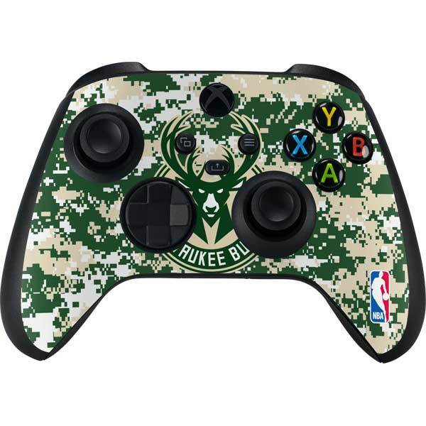 NBA Milwaukee Bucks Xbox Series X Controller Skin - Milwaukee Bucks Camo Digi