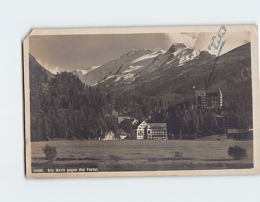 Postcard The Val Fex Sils in the Engadin Switzerland