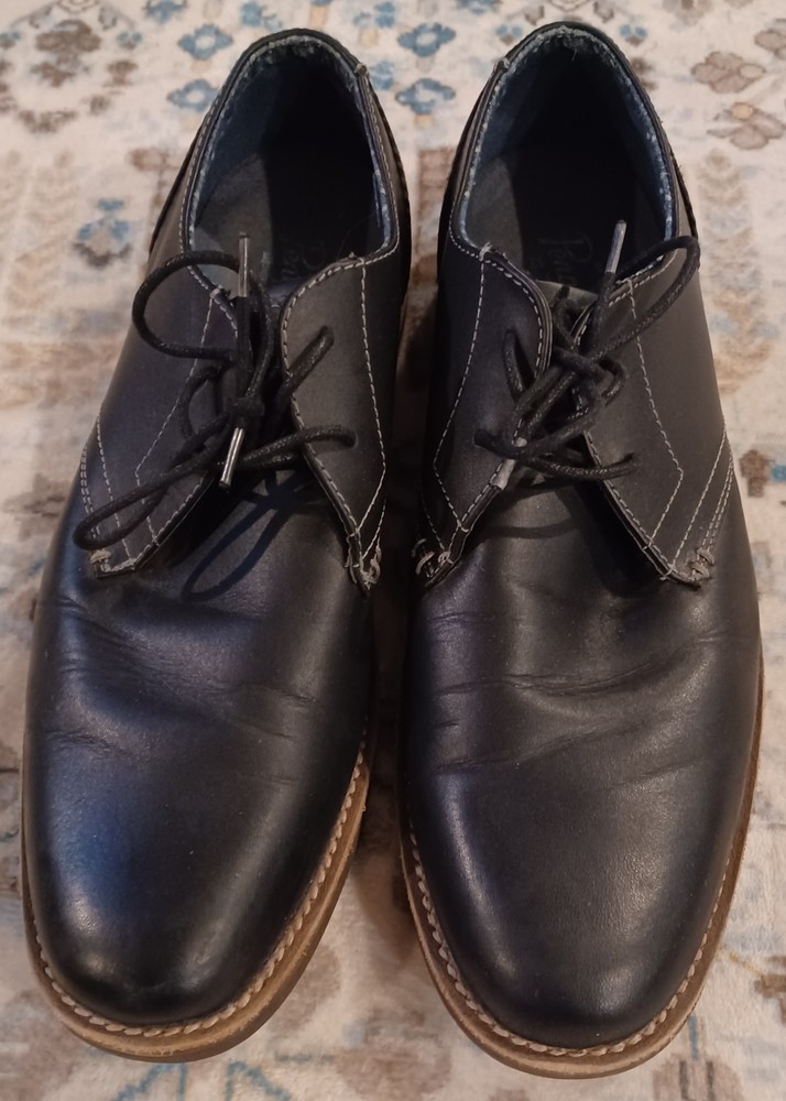 Penguin Munsingwear Men's Shoes Size 11 Black Leather Lace Up