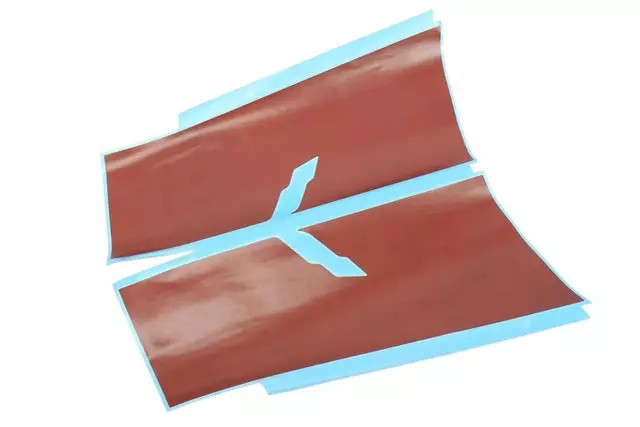 Genuine GM Inferno Orange Metallic Front Bumper Fascia Upper Decal 23156203