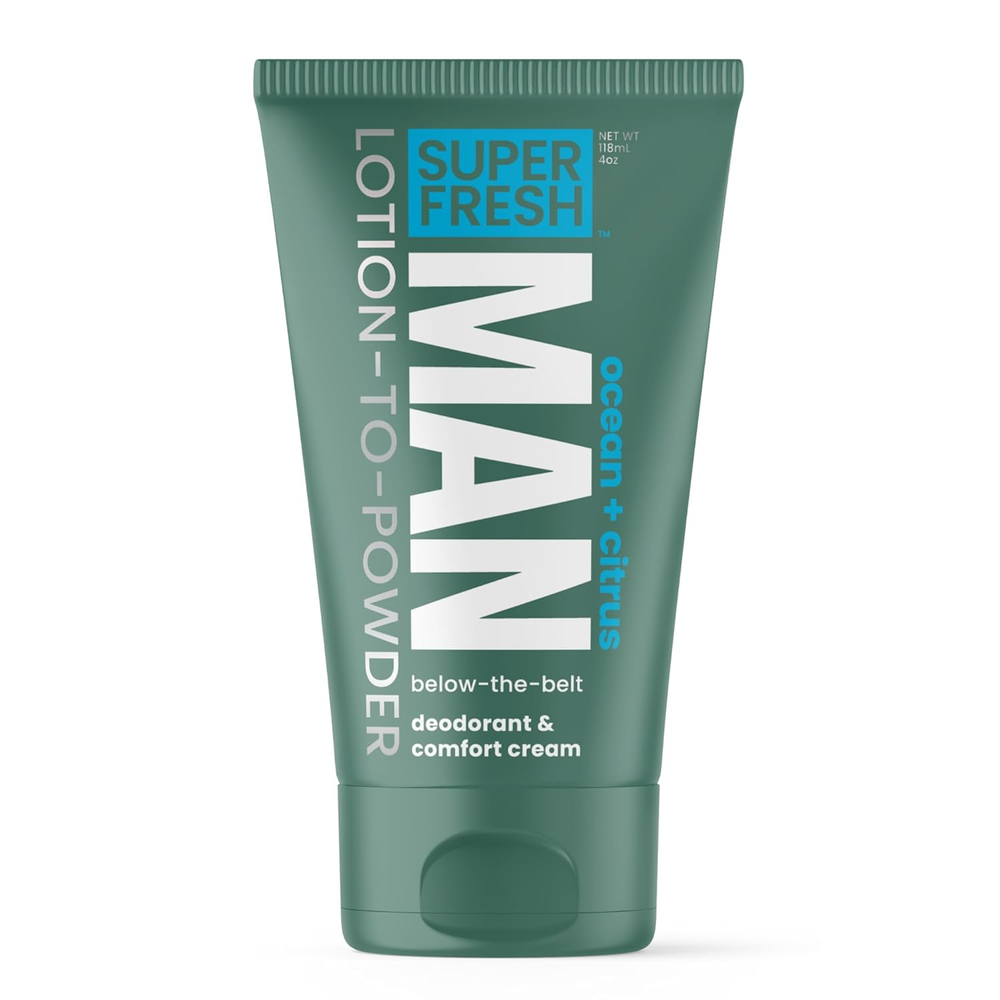 Super Fresh Man Parts Ball Deodorant for Men | POWDER LOTION | Mens Hygiene Crea