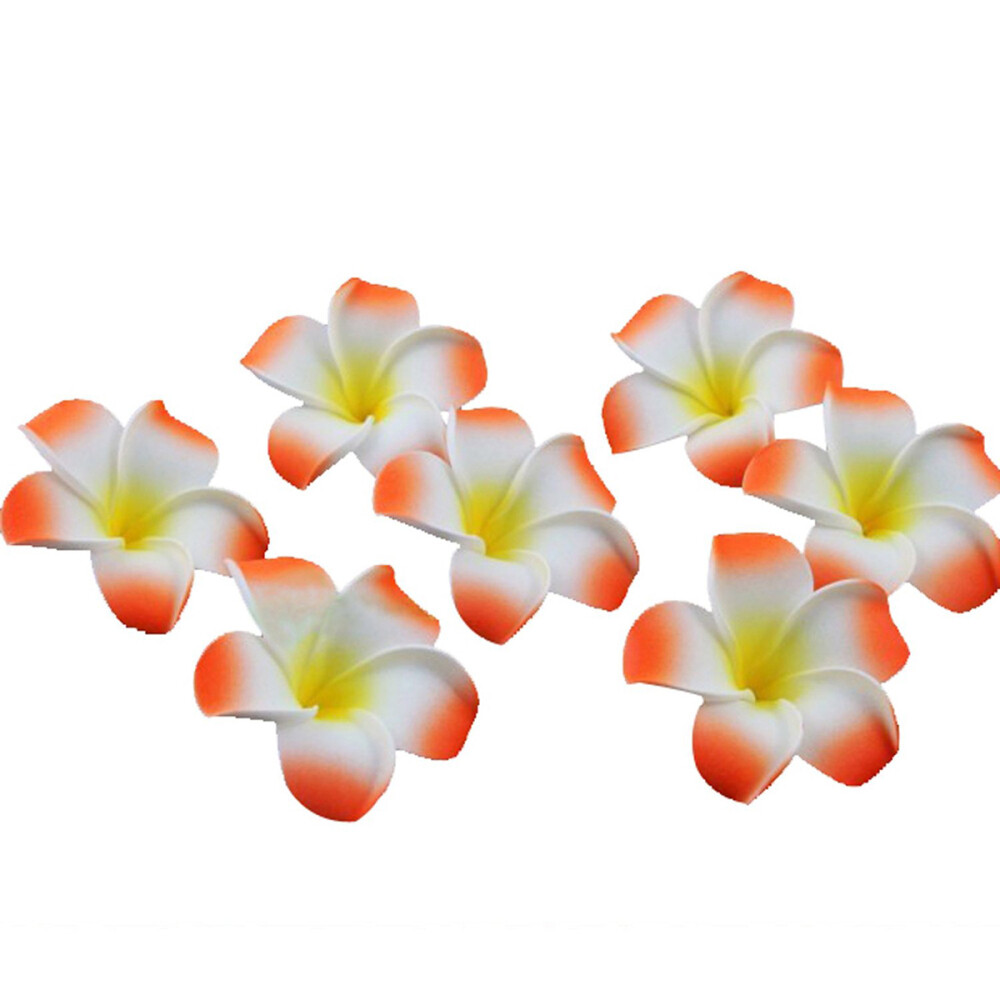 100 Pcs Wedding Decor Decorations for Ceremony Frangipani Flowers
