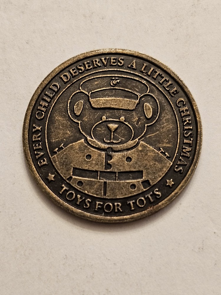 UNITED STATES MARINE CORPS VINTAGE TOYS FOR TOTS TOKEN NUMISTA RARITY INDEX 47