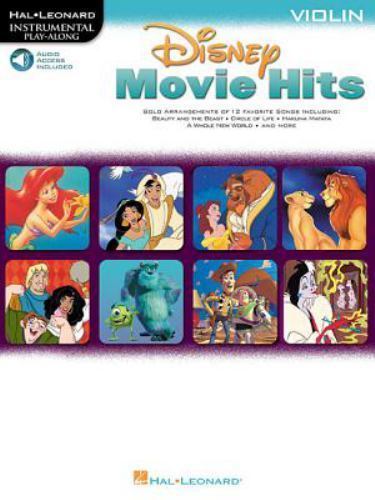 Disney Movie Hits for Violin Play Along with a Full Symphony Orchestra!...by Various | PB | LikeNew