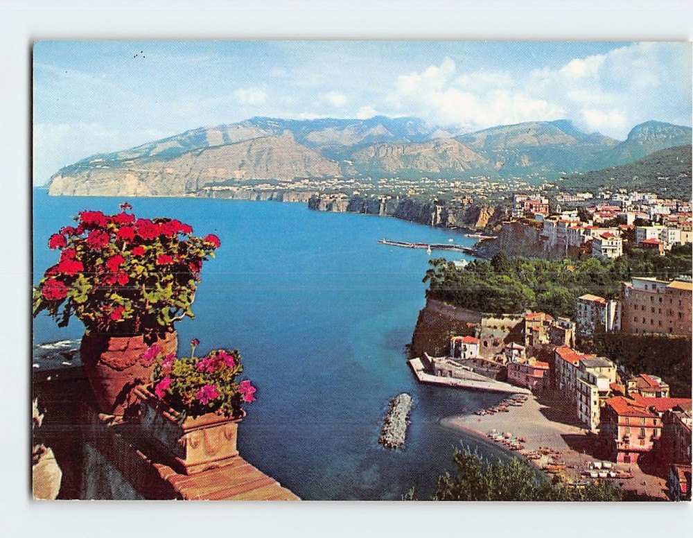 Postcard View from Hotel Minerva Sorrento Italy