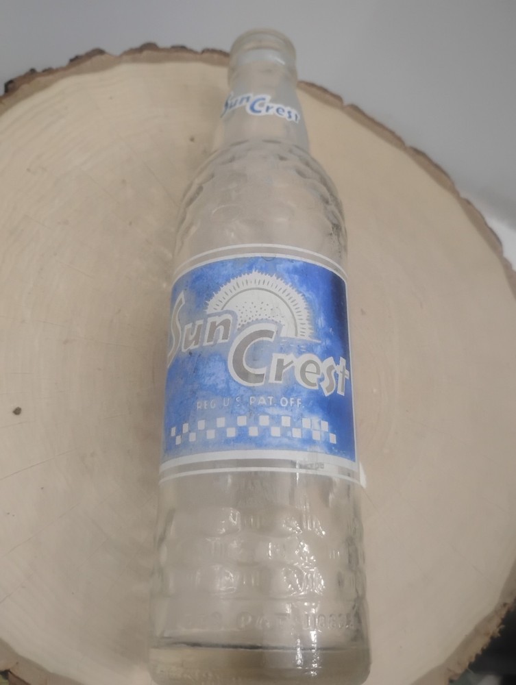 Vintage 10oz Sun Crest ACL Soda Bottle Atlanta,GA