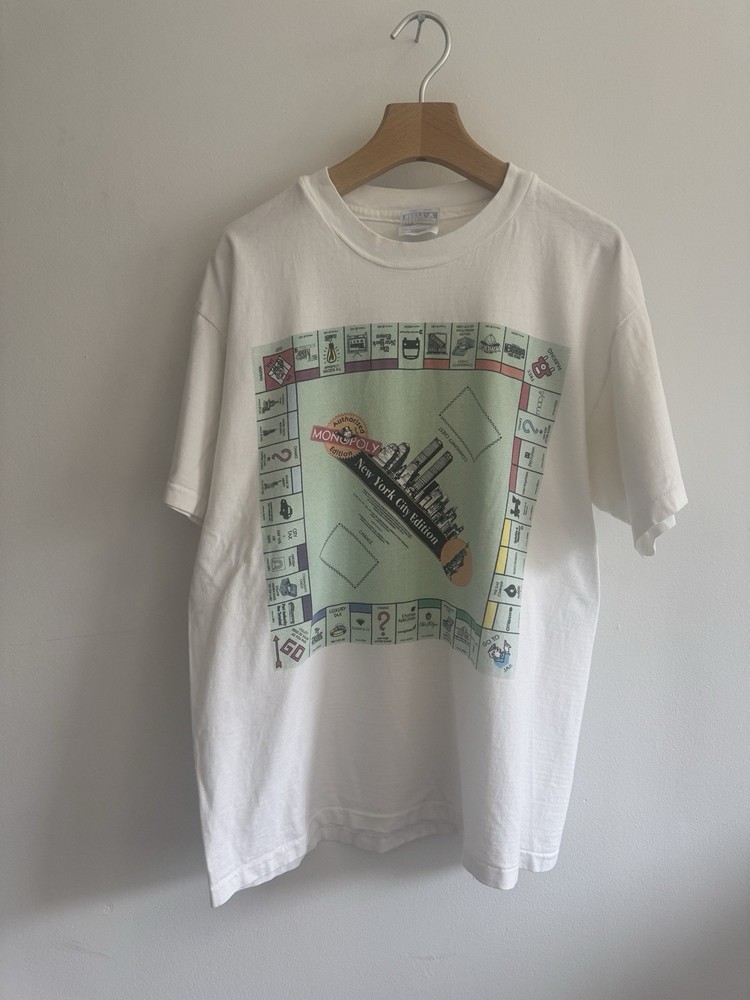 Vintage New York City Monopoly T Shirt Size L