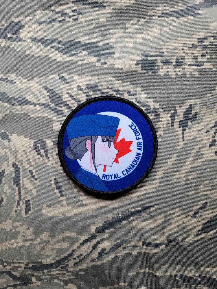 Atamonica aviation Canadian Airforce RCAF female pinup morale airsoft girl patch