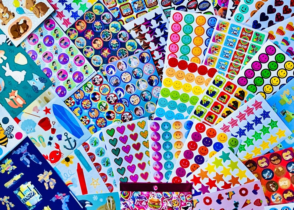 235+ BULK Lot of  Scrapbooking Stickers Great Variety! Lots Of Themes Seasons