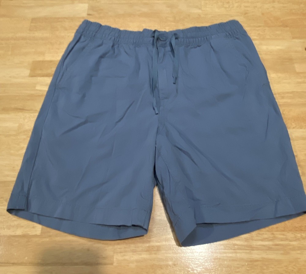 Patagonia Men's Lightweight All-Wear  Shorts Sz S Blue Gray W/drawstring/Zip (9)