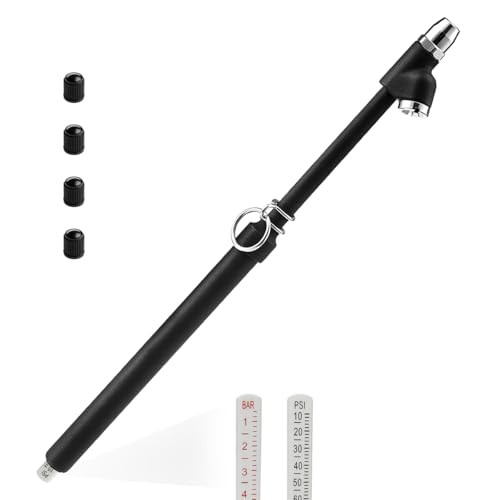 Dual Head Tire Pressure Gauge, Heavy Duty Extended Tube Pen Air Gauges Range