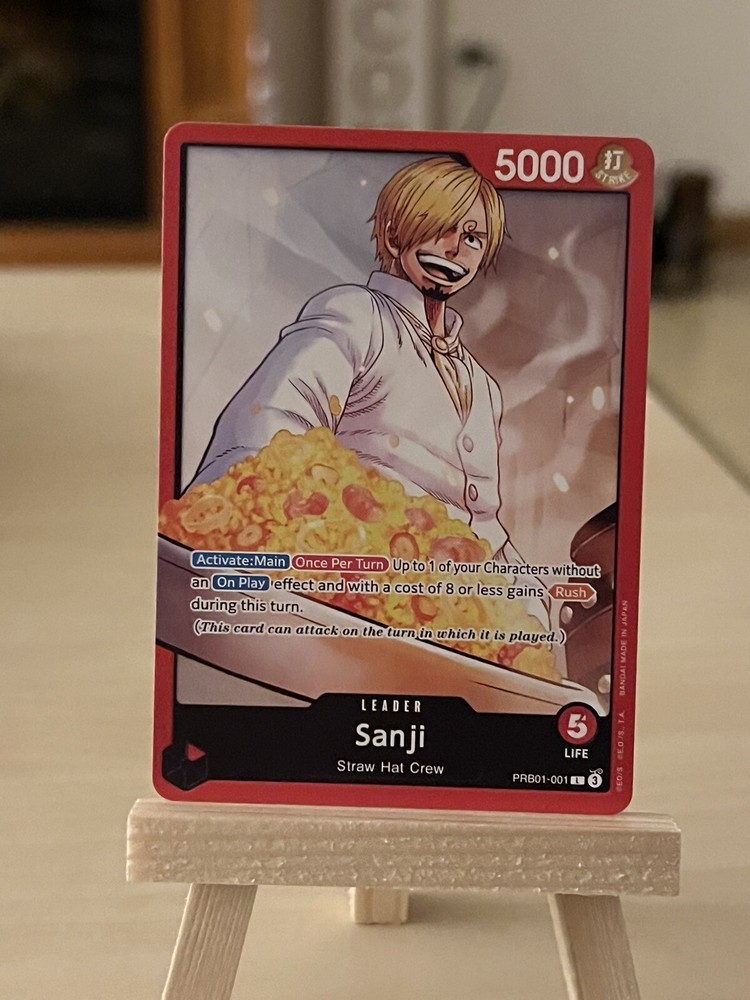 Sanji  - PRB-01 One Piece Premium Booster -The Best-leader Card