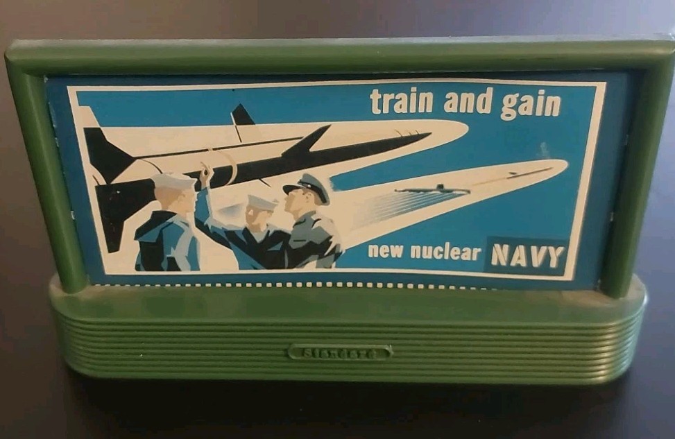 Lionel Vintage #310 Rare 1950’s Billboard (Train and gain New Nuclear Navy)