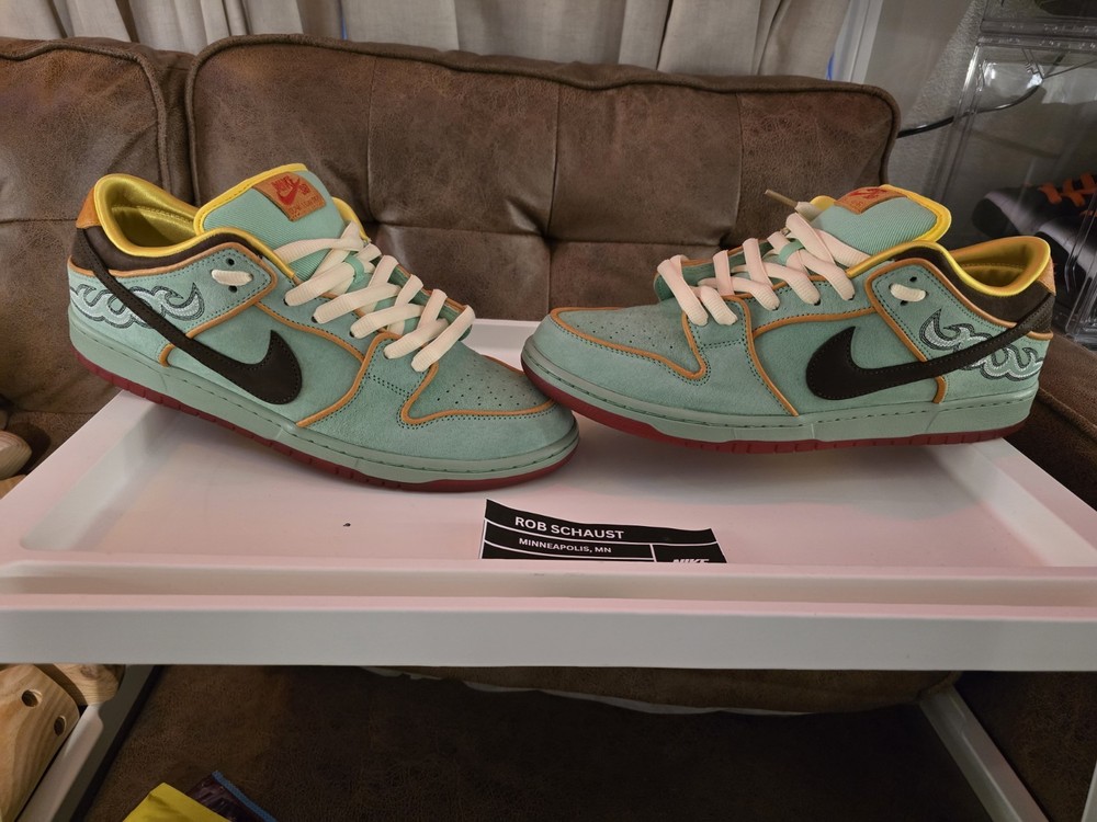 Nike Sb Dunk Low Pro Rodeo Tourmaline Size 13