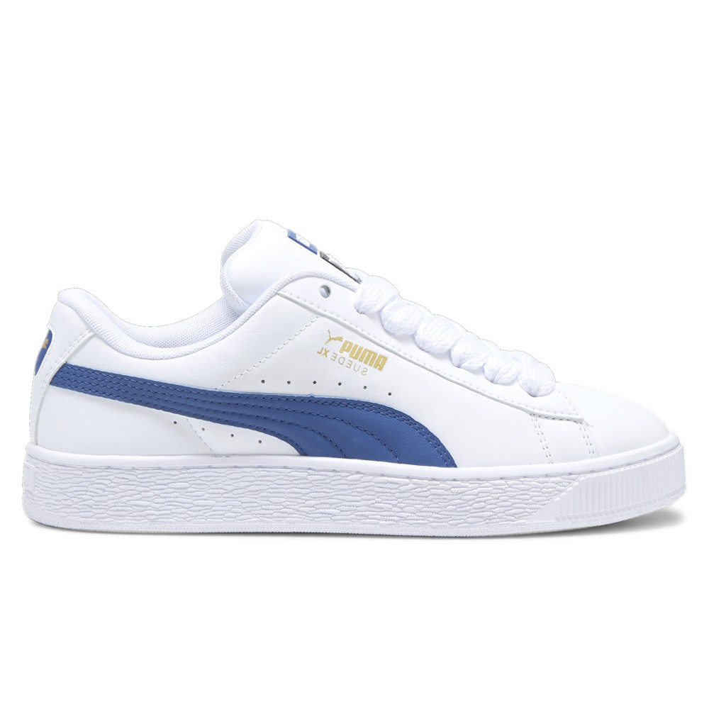 PUMA Suede Xl Leather Lace Up  Mens White Sneakers Casual Shoes 39725503