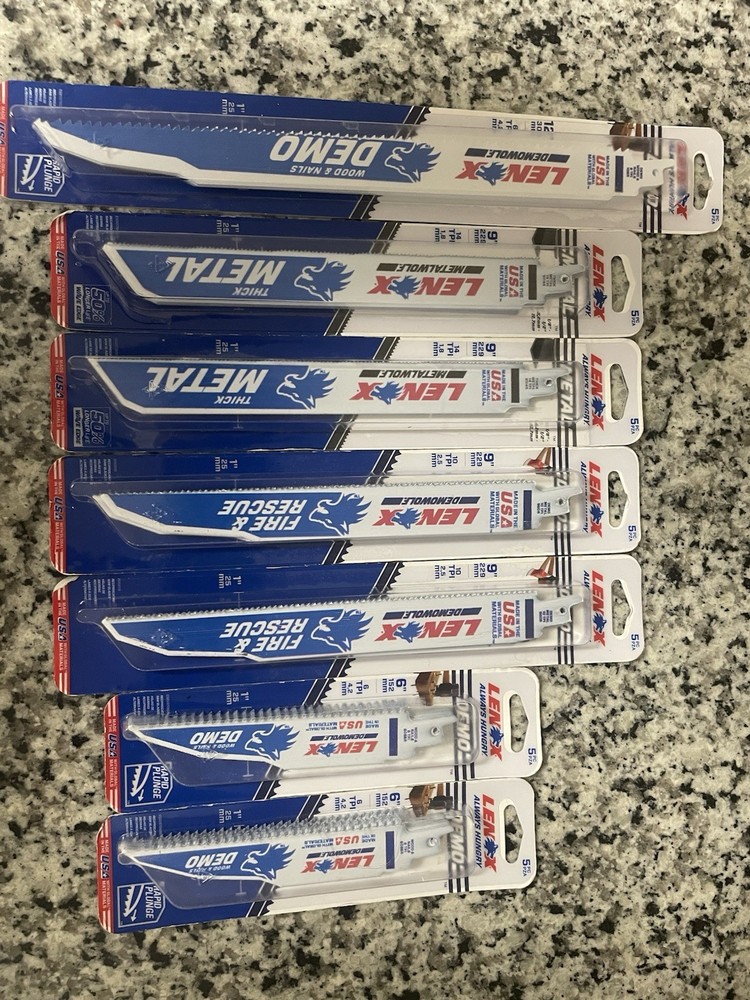 Lenox Demowolf 9-inch Bi-Metal Reciprocating Saw Blade, 10 TPI Combo