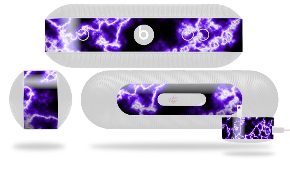 Skin for Beats Pill Plus Electrify Purple Decal Wrap