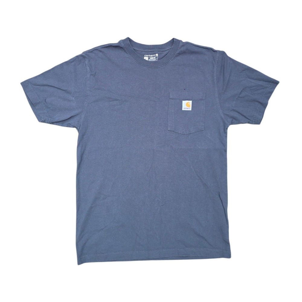 Carhartt Pocket T-Shirt Men’s Small Loose Fit Blue Workwear Tee