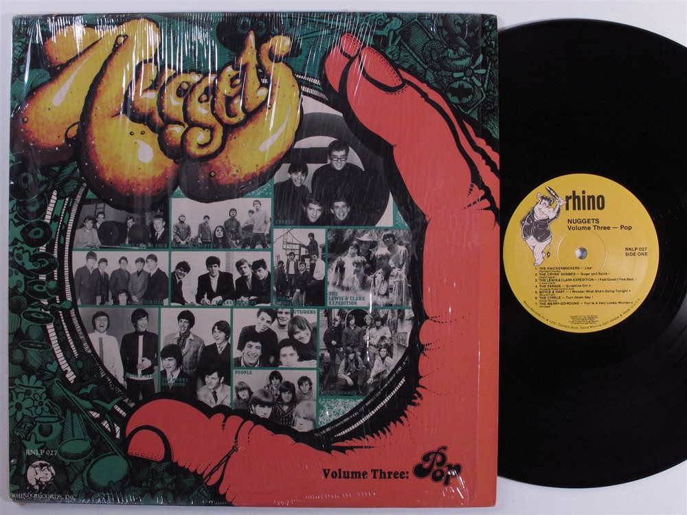 NUGGETS VOL. 3: POP Various Artists RHINO LP VG+/VG++ SHRINK d