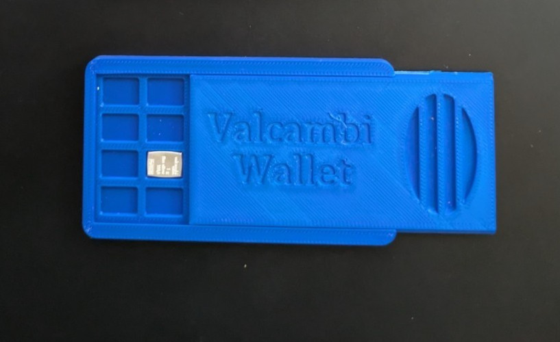 Valcambi 1 gram .999 fine Silver Bar -  With Wallet