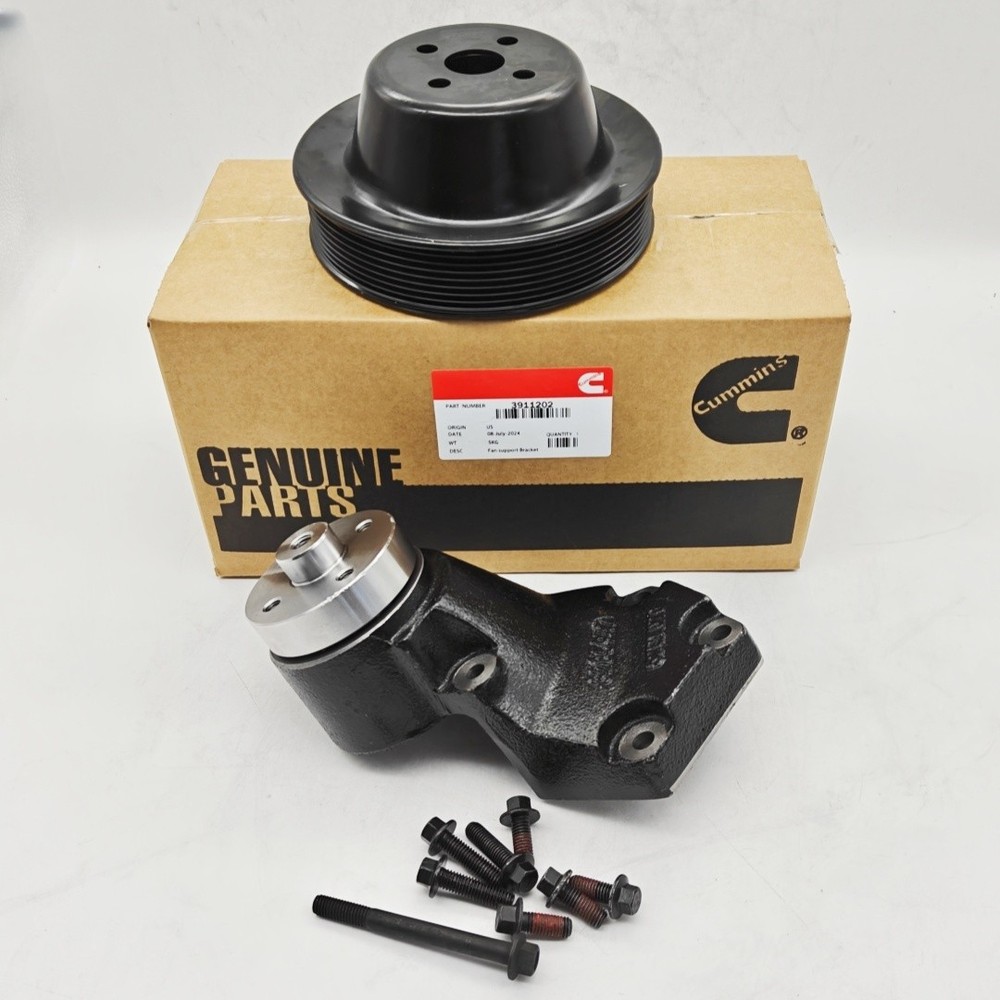 3911202 For Cummins Replaces Fan support Bracket with Pulley & Bolts New 3285947