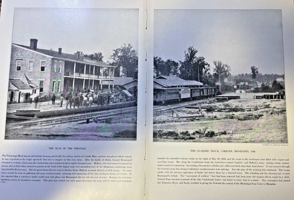 1912 Vintage Illustration Tishomingo Hotel & Station at Corinth Mississippi