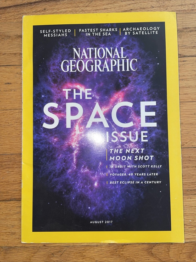 National Geographic August 2017 The Space Issue Magazine Paperback Book