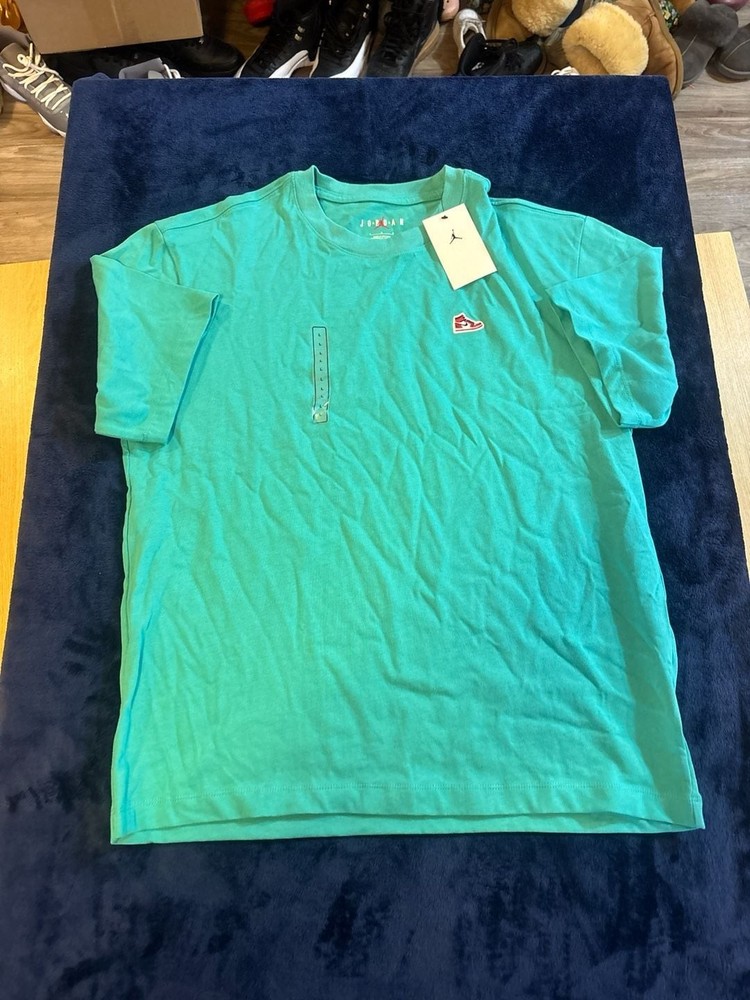 Jordan Men's Sneaker Patch T-Shirt in Washed Teal