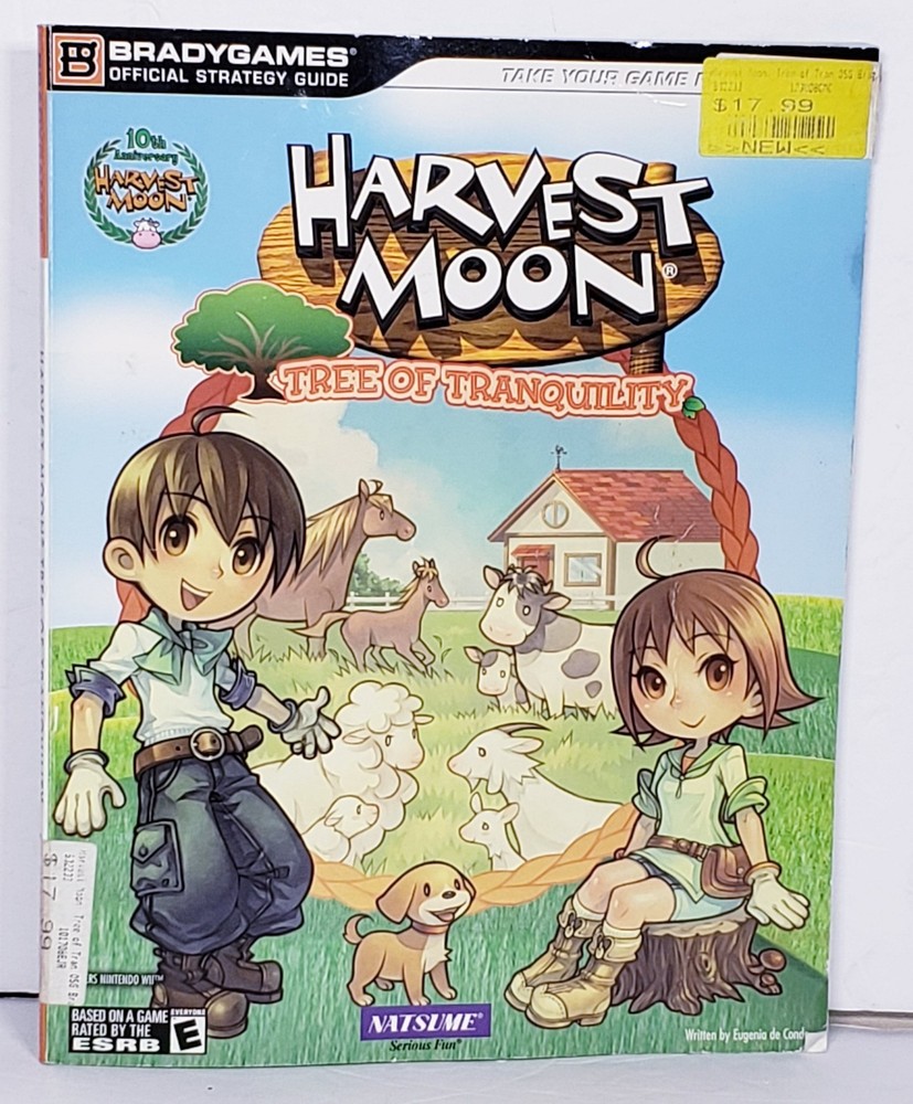 Harvest Moon: Tree of Tranquility Official Strategy Guide Brady Wii Natsume