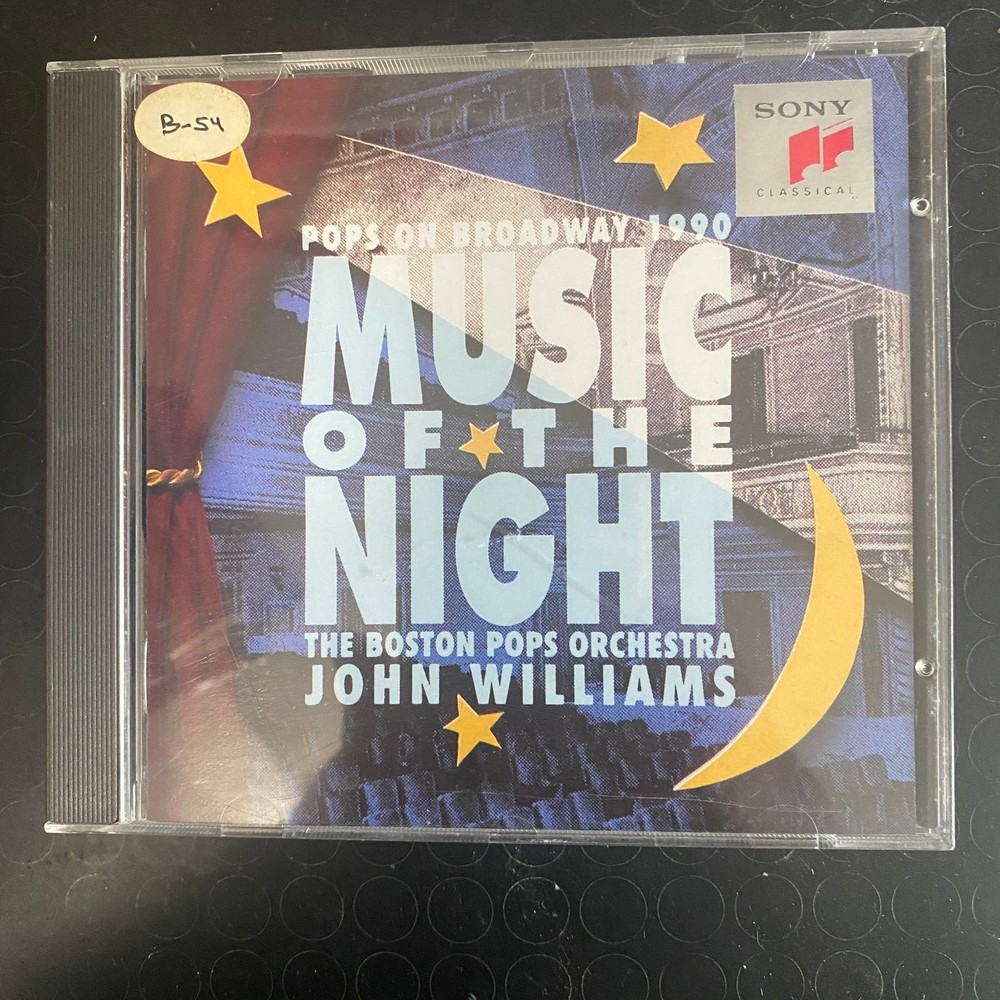 Boston Pops Orch. John Williams – Music of the Night CD 1990 Classical Sony