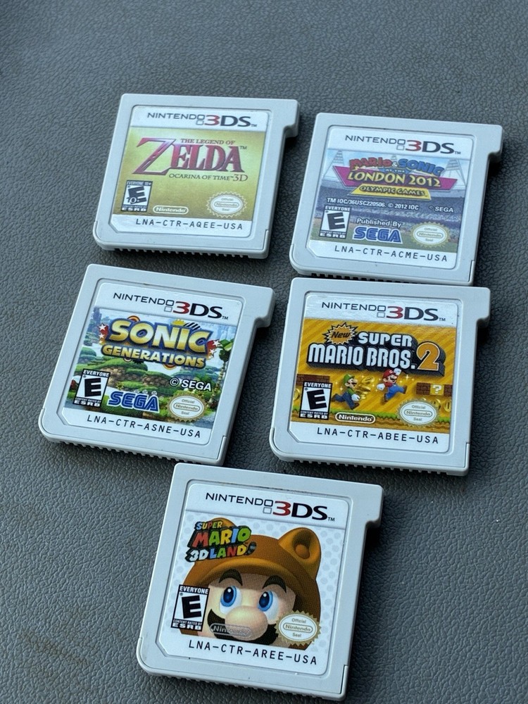 Lot Of 5 Nintendo 3ds Games
