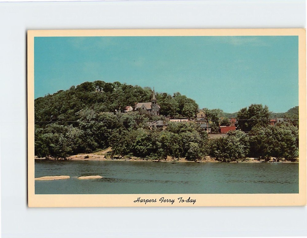 Postcard Harpers Ferry To-Day West Virginia USA