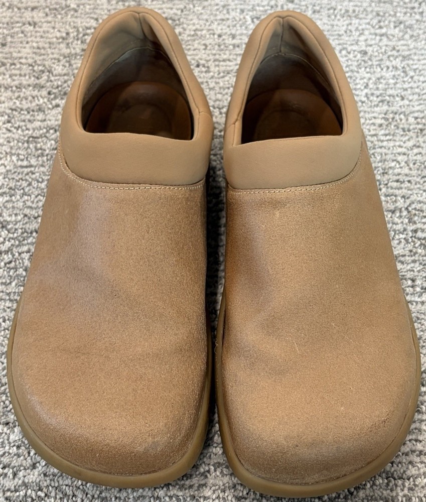 Kalso Earth Shoes Men's Brown Tan Leather Negative Heel Loafers Size US 11.5
