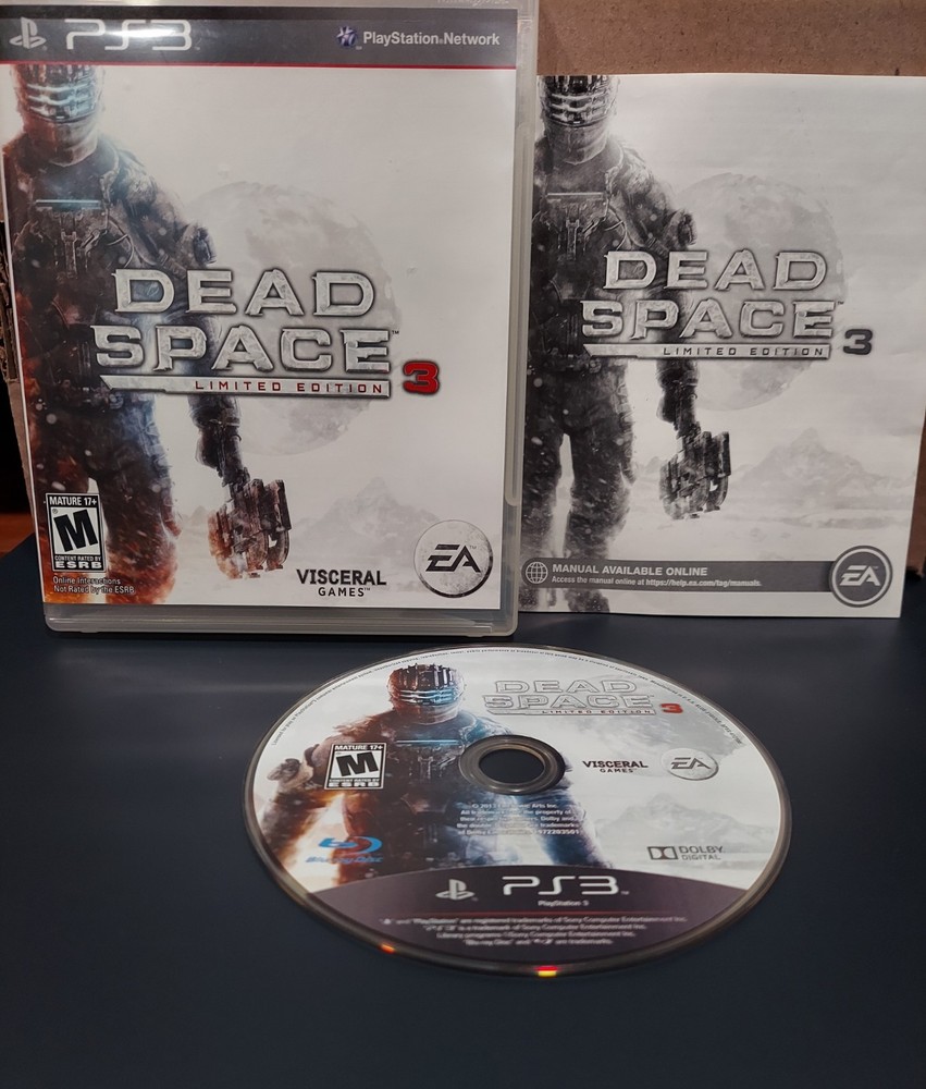 Dead Space 3 PS3 Playstation Case, Disc, And Guide