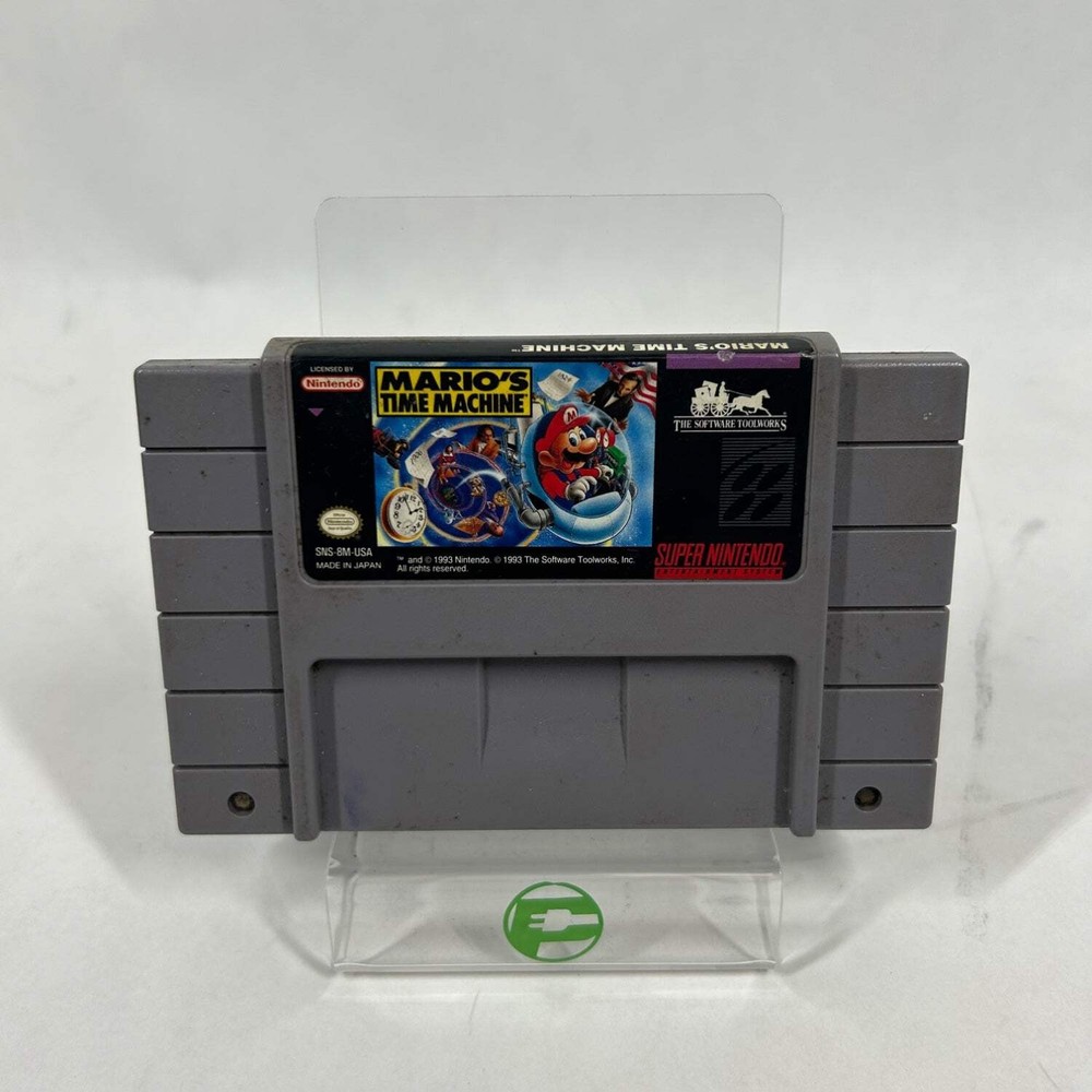 Mario's Time Machine (Super Nintendo SNES, 1993)