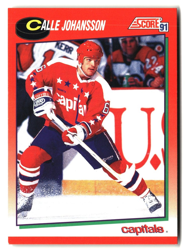1991-92 Score Canadian English #155 Calle Johansson