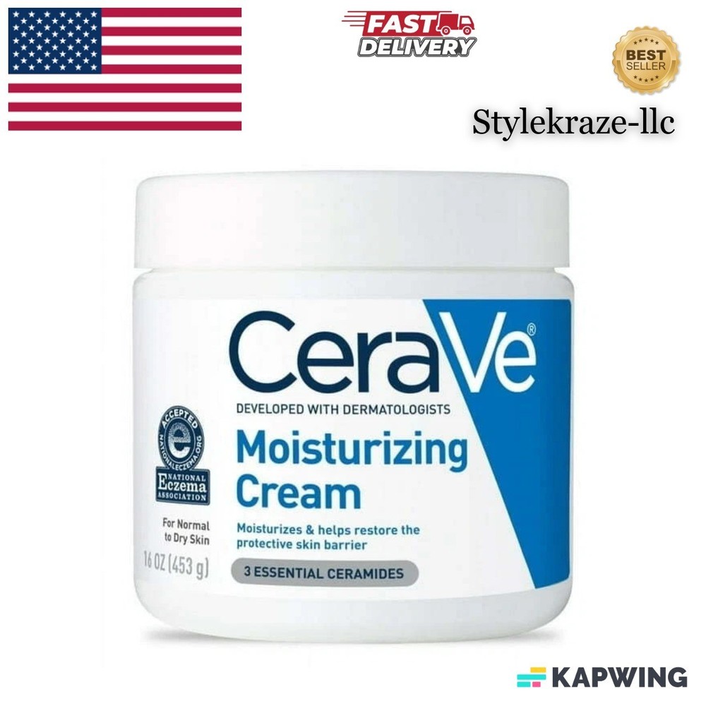 CeraVe Moisturizing Cream 16oz For Normal to Dry Skin