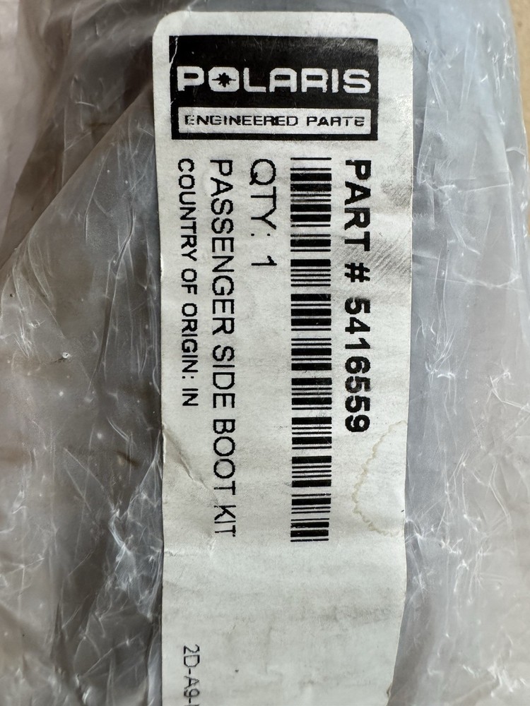Polaris Passenger Side Boot Kit, Genuine OEM Part 5416559