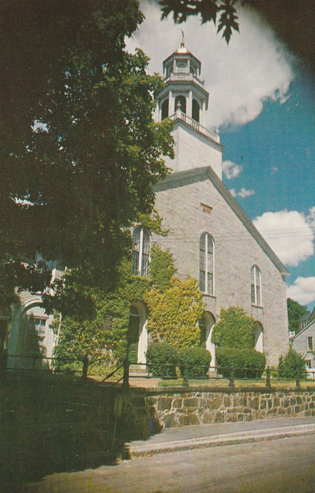 Street View Old North Church Building Marblehead Massachusetts MA Postcard