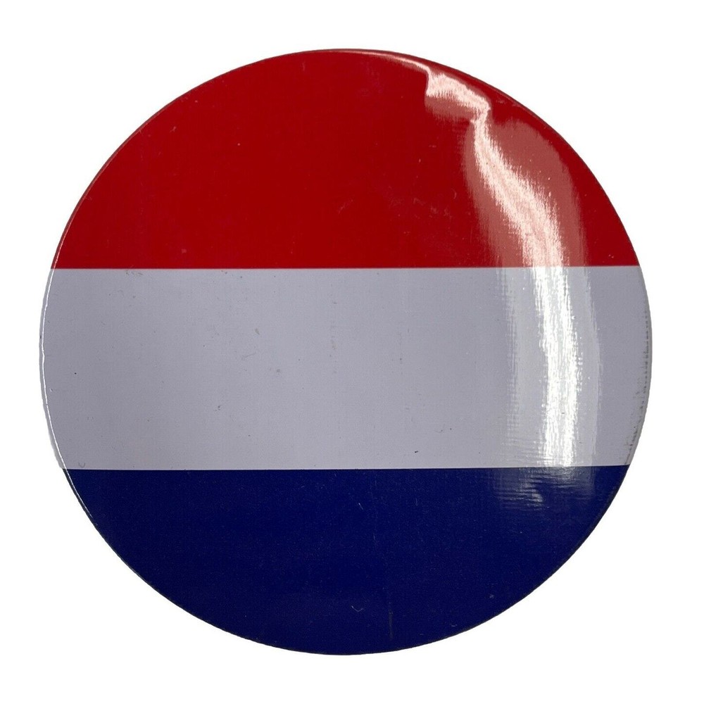 United States Red White And Blue Button Pin