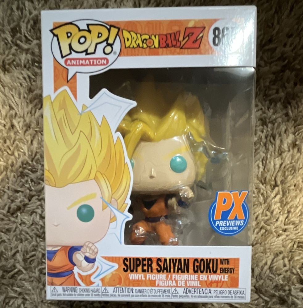 Funko Pop! Animation Dragon Ball Z Goku w/ Energy #865 Vinyl PX 2021