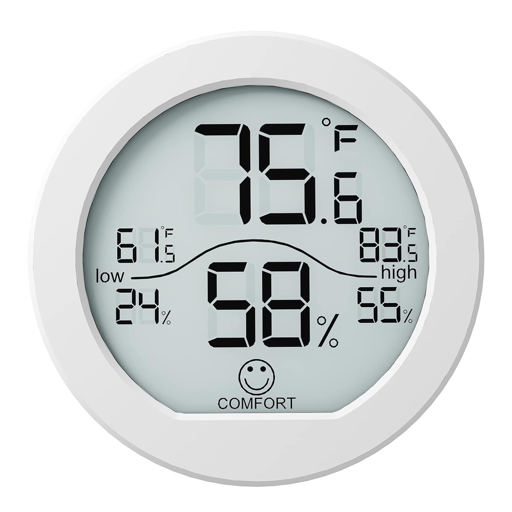 Digital Hygrometer Thermometer for Room Temperature Humidity Meter Indoor Thermo