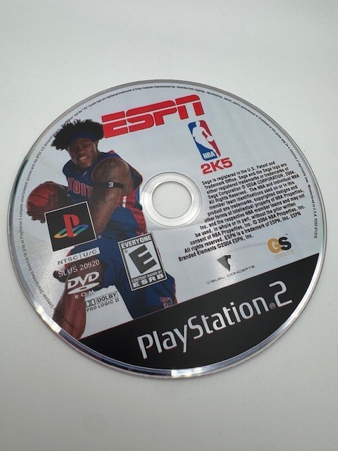 ESPN NBA 2K5 (Sony PlayStation 2, 2004, PS2) DISC ONLY