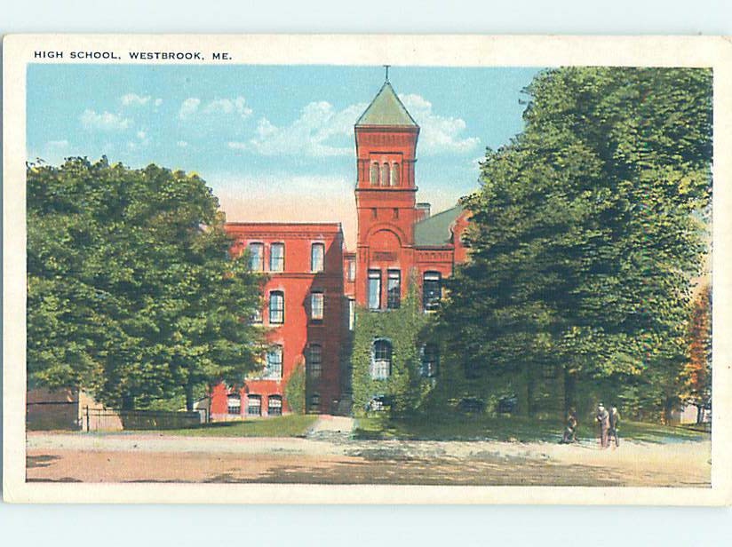 Pre-Chrome HIGH SCHOOL SCENE Westbrook - Near Portland Maine ME m/09 AG6971